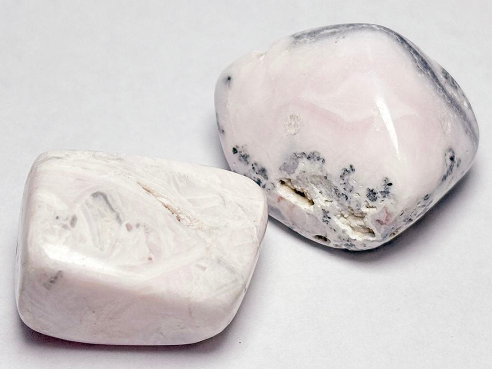 ペルー産 ピンクマンガンカルサイト  タンブル 2個セット / Mangano Calcite