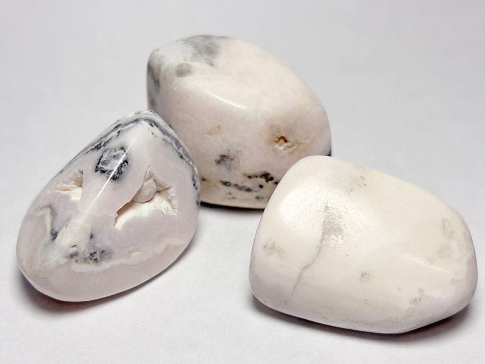 ペルー産 ピンクマンガンカルサイト  タンブル 3個セット / Mangano Calcite