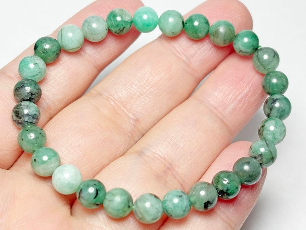 エメラルド 6mm ブレスレット / Emerald