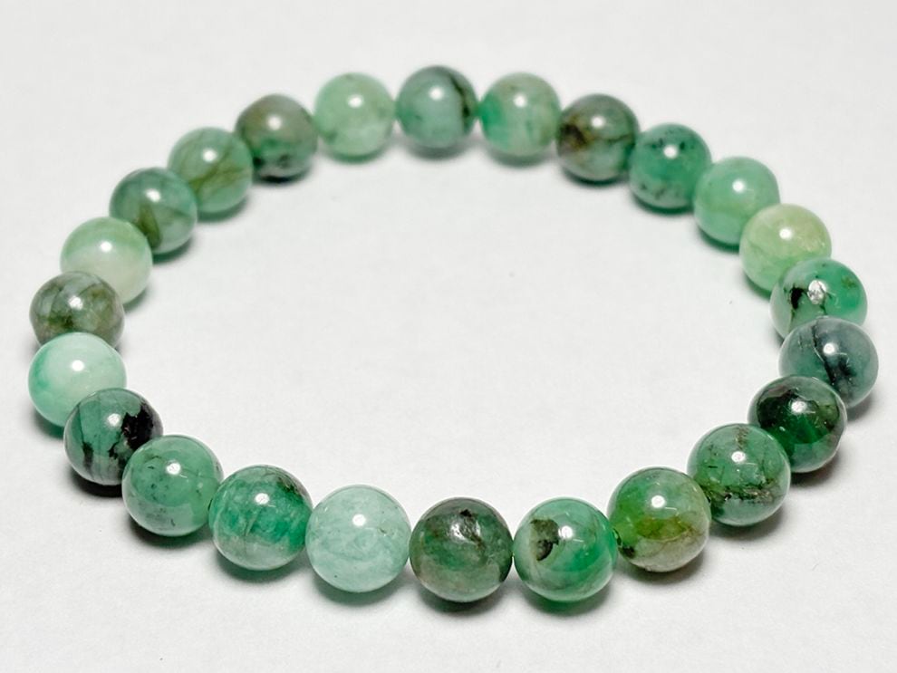エメラルド 7mm ブレスレット / Emerald