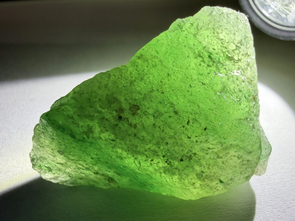 タンザニア産  エメラルドグリーンタンジュリンクォーツ / Tanzurine Quartz