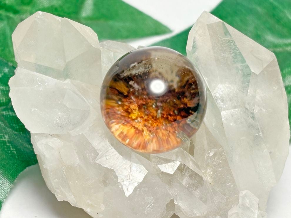 ガーデンクォーツ20mm丸玉/Garden Quartz