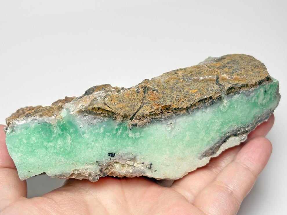 ブラジル産 クリソプレーズ 一面磨き / Chrysoprase