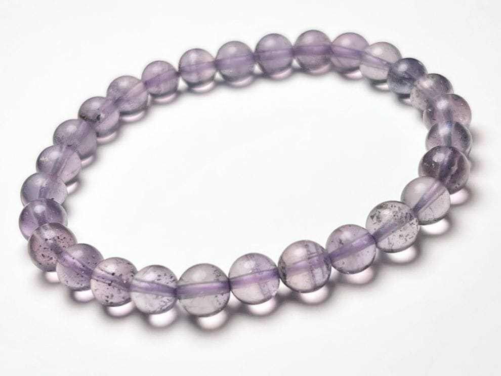 パイライト in フローライト 6mm ブレスレット / Pyrite in Fluorite