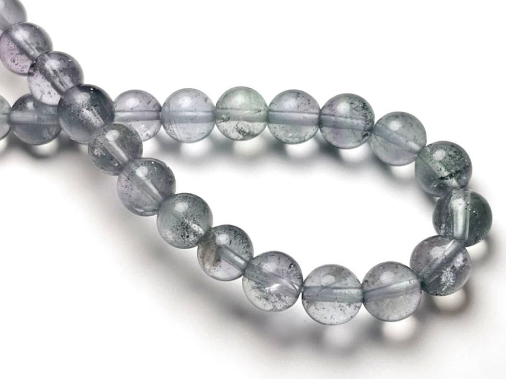 パイライト in フローライト 6mm ブレスレット / Pyrite in Fluorite