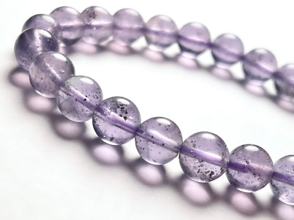 パイライト in フローライト 8mm ブレスレット / Pyrite in Fluorite