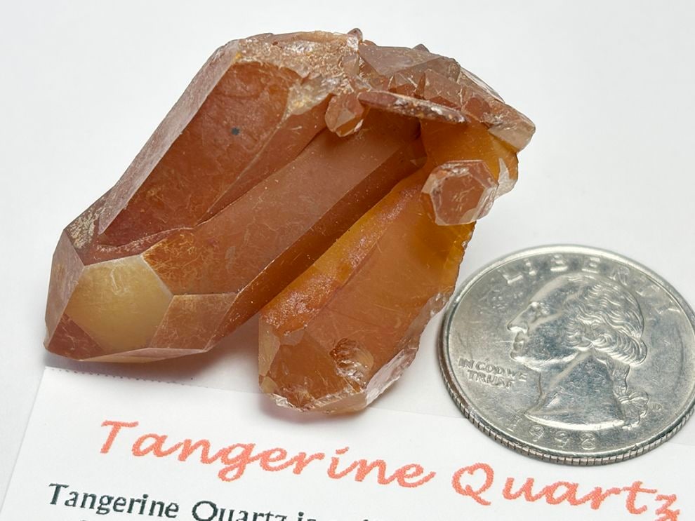 ブラジル産 タンジェリンクォーツ  / Tangerine Quartz