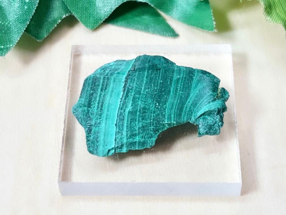 コンゴ民主共和国産 マラカイト / Malachite ( 孔雀石 )【ミニチュア鉱物】