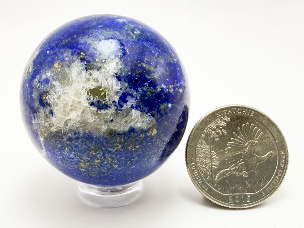 アフガニスタン産 ラピスラズリ 37ｍｍ 丸玉  / Lapis Lazuli