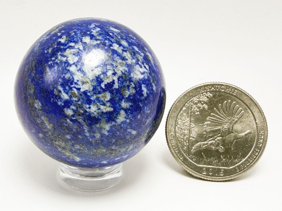 アフガニスタン産 ラピスラズリ 34ｍｍ 丸玉  / Lapis Lazuli