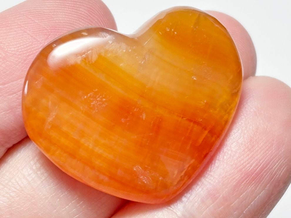 カーネリアン ハート型 ポリッシュ / Carnelian Heart