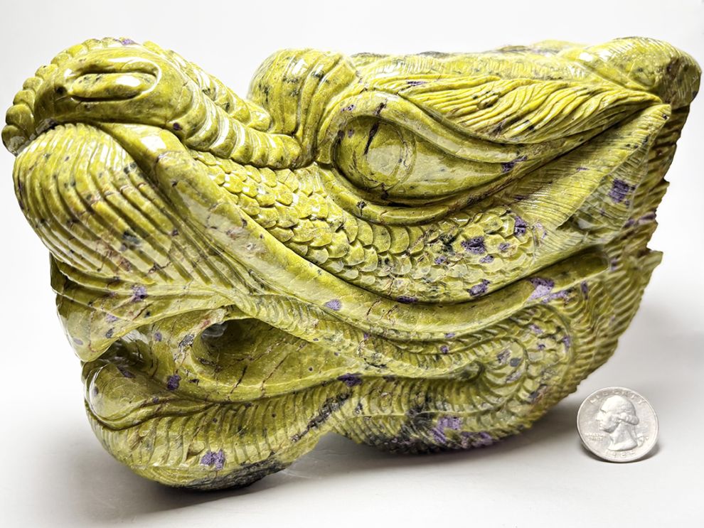 アトランティサイト 龍彫刻 / Atlantisite