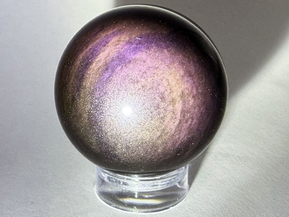 レインボーオブシディアン 27ｍｍ 丸玉 / Rainbow Obsidian