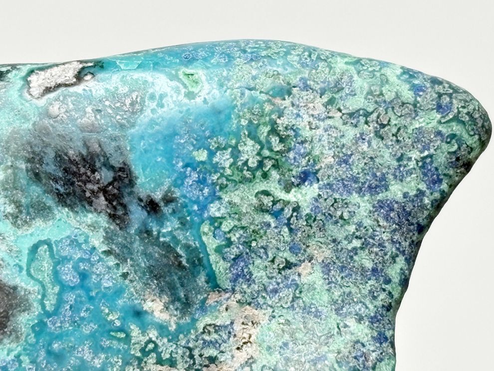 アリゾナ州産 シャッタカイト クリソコラ タンブル / Shattuckite Chrysocolla  ( シャタック石 珪孔雀石 )