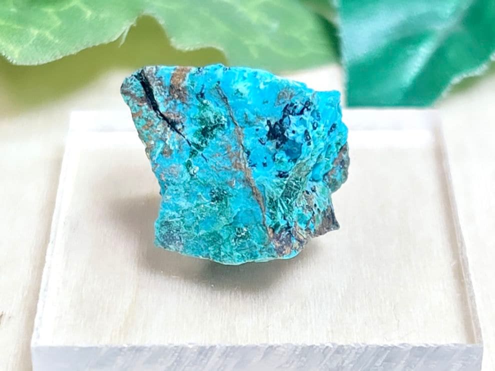 ペルー産 クリソコラ / chrysocolla ( 珪孔雀石 )【ミニチュア鉱物】