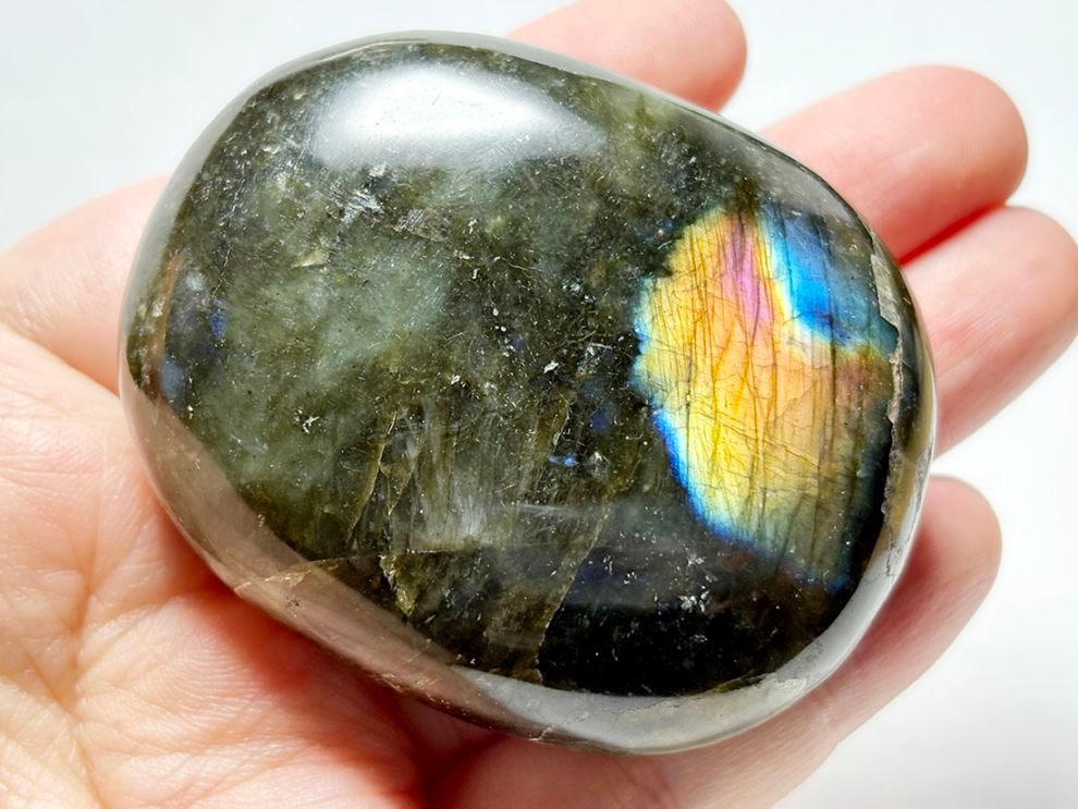 マダガスカル産 ラブラドライト タンブル / Labradorite