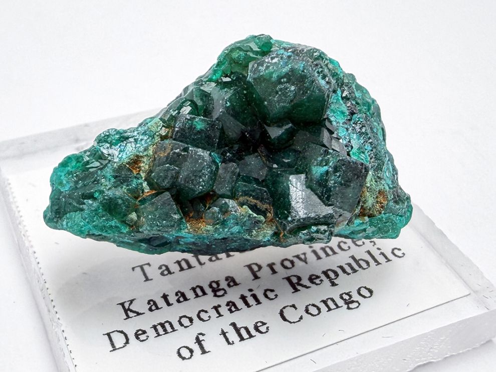 コンゴ民主共和国産 ダイオプテーズ (翠銅鉱) / Dioptase
