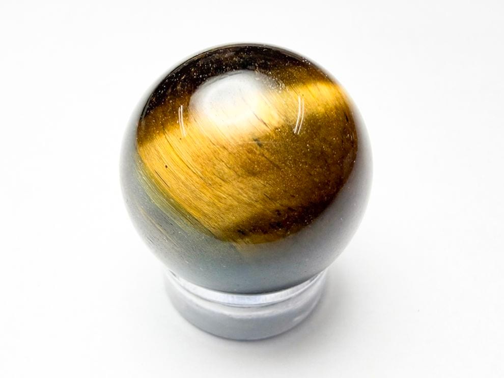 南アフリカ産 タイガーアイ ＆ ブルータイガーアイ 20㎜ 丸玉 / Tiger's eye