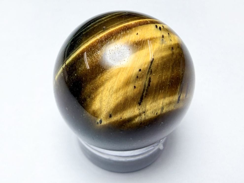 南アフリカ産 タイガーアイ ＆ ブルータイガーアイ 20㎜ 丸玉 / Tiger's eye