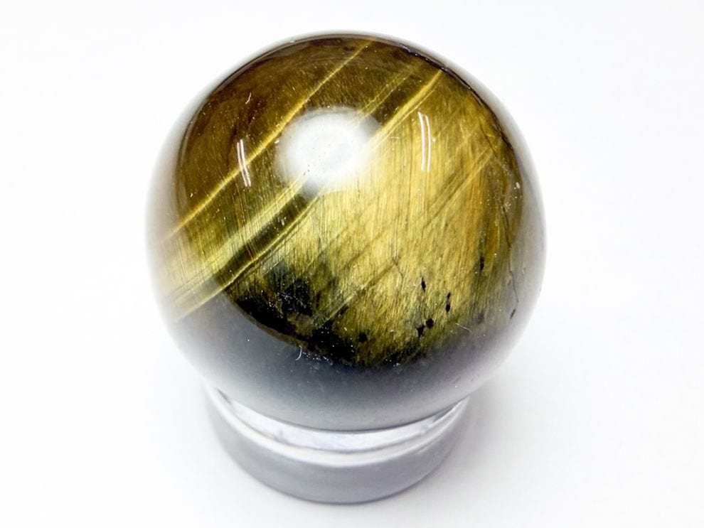 南アフリカ産 タイガーアイ ＆ ブルータイガーアイ 19㎜ 丸玉 / Tiger's eye