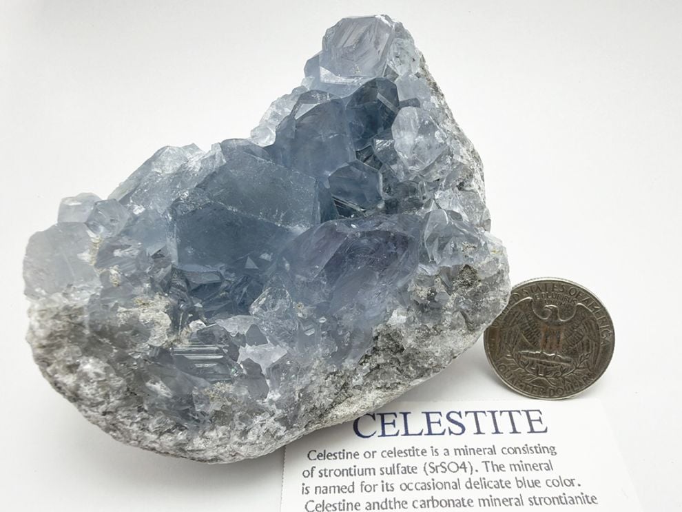 【高品質】マダガスカル産 セレスタイト  ( 天青石 )/ Celestite