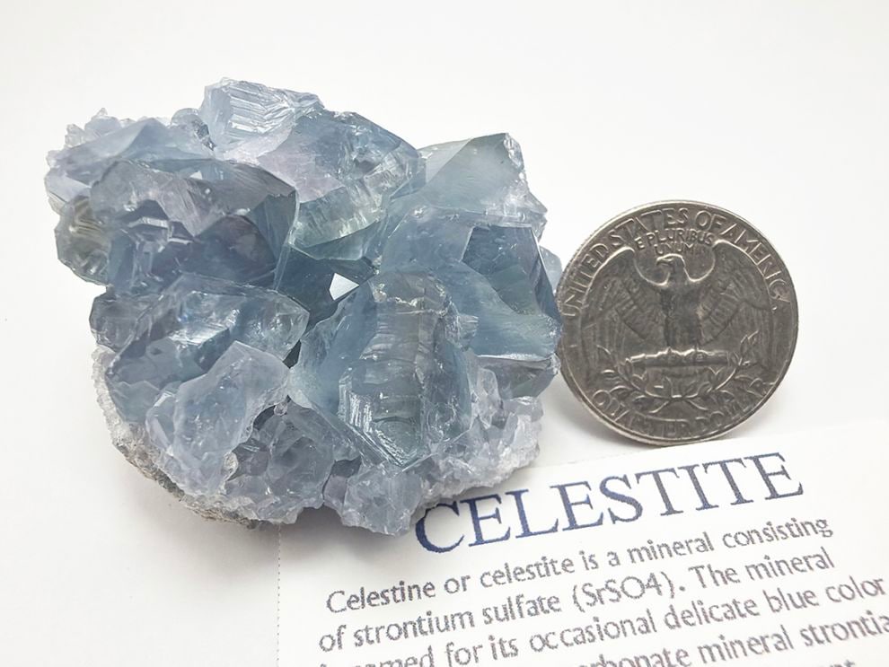 【高品質】マダガスカル産 セレスタイト  ( 天青石 )/ Celestite