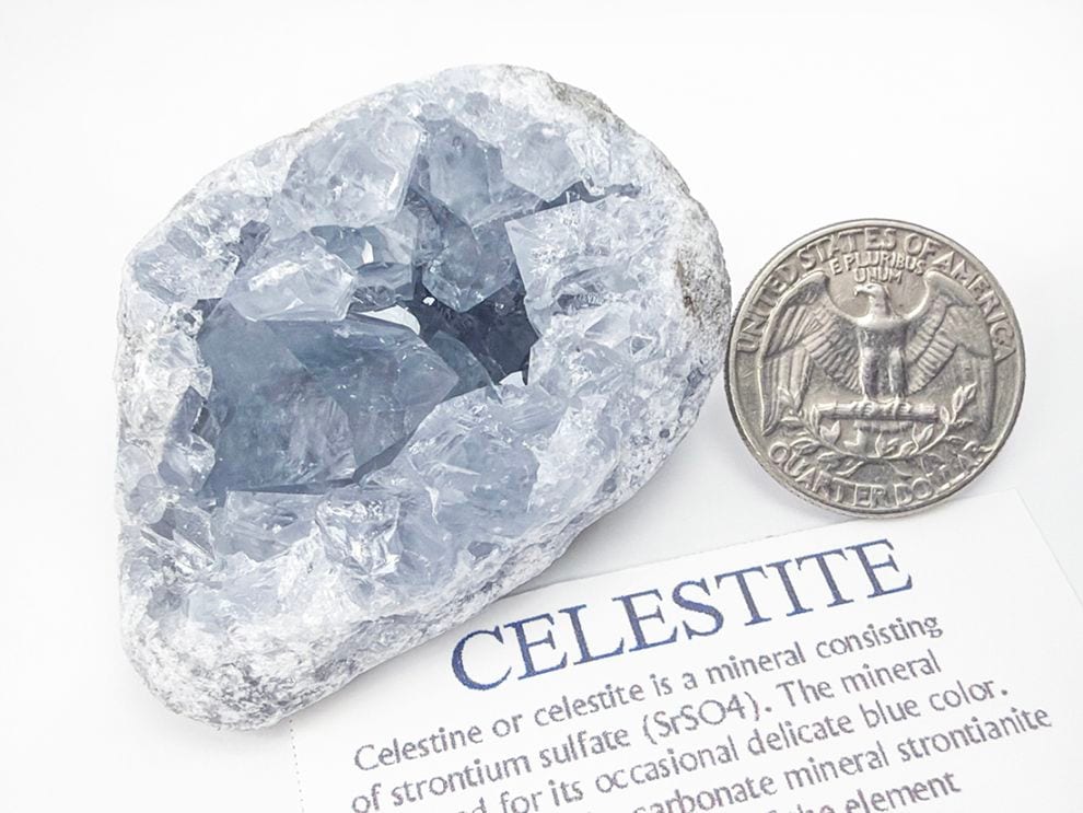 【高品質】マダガスカル産 セレスタイト  ( 天青石 )/ Celestite