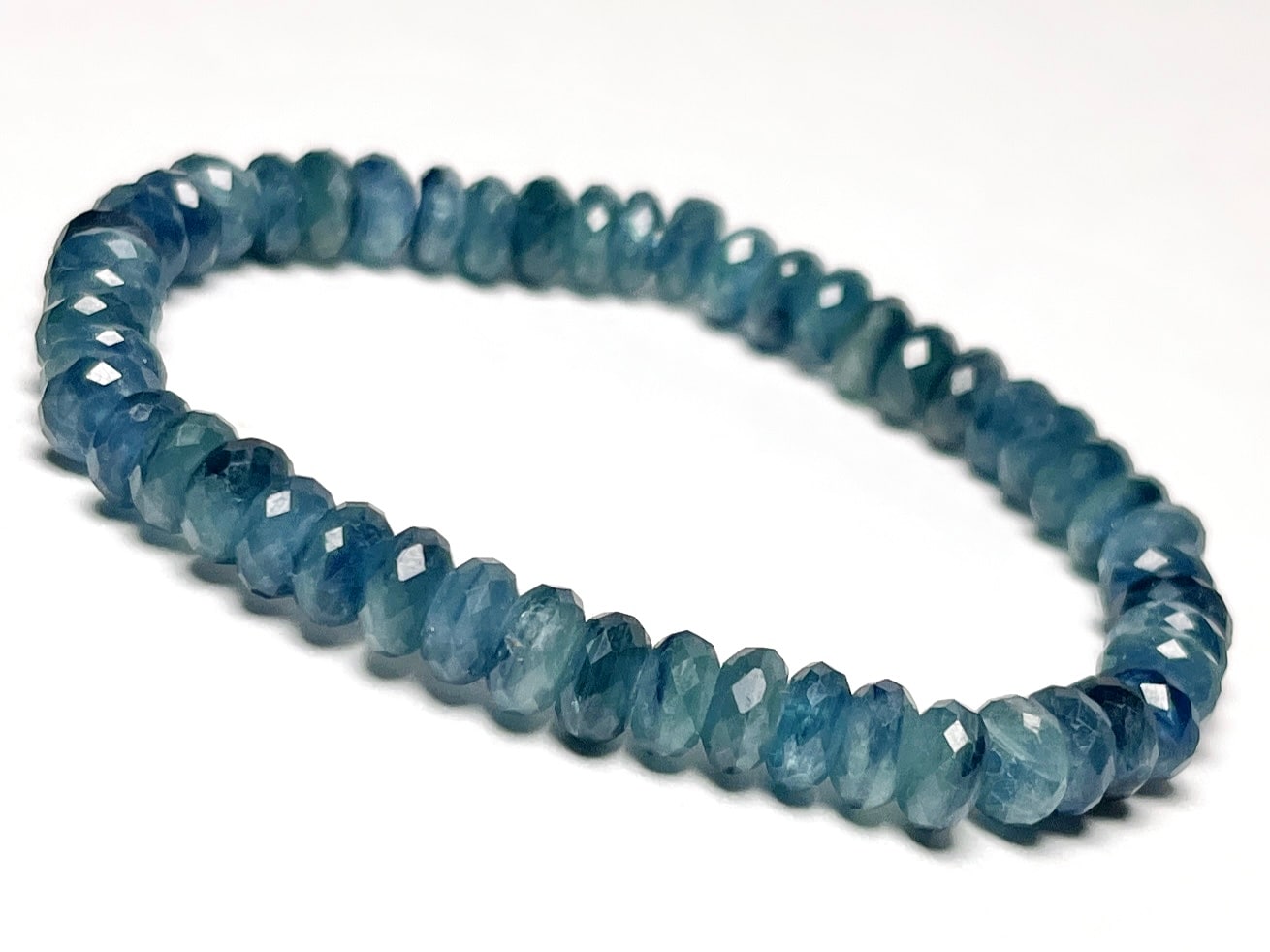 カイヤナイト ボタンカット ブレスレット (藍晶石 )/ Kyanite