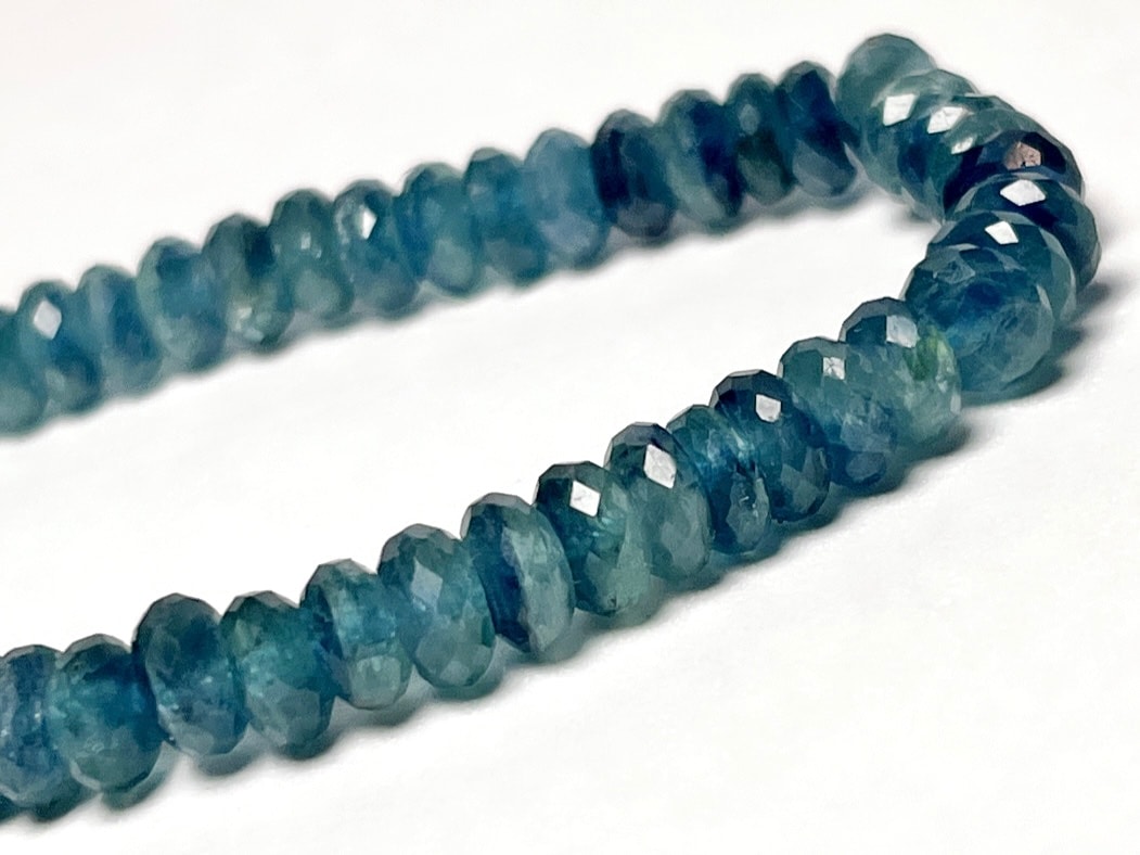 カイヤナイト ボタンカット ブレスレット (藍晶石 )/ Kyanite