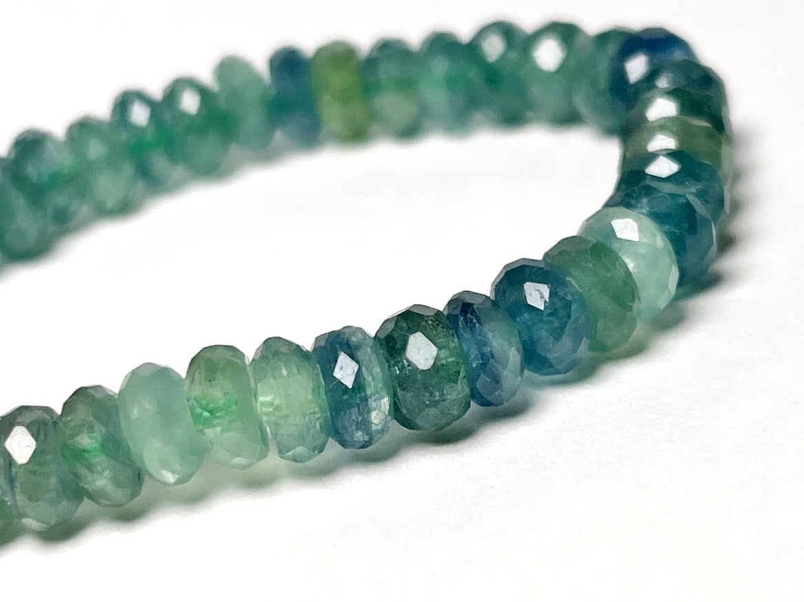 カイヤナイト ボタンカット ブレスレット (藍晶石 )/ Kyanite