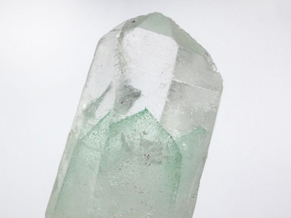 水晶　原石　内包物 ヒマラヤ水晶原石特殊内包物041 幻のカイヤナイトインクォーツ（カイヤ