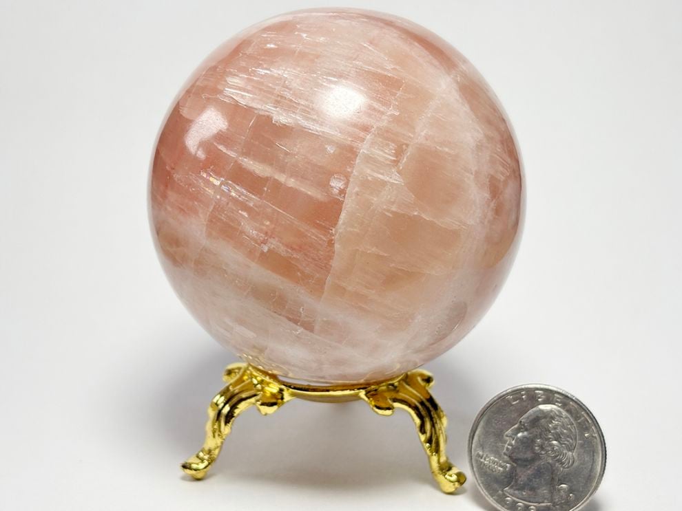パキスタン産 ローズカルサイト 68mm丸玉 / Rose Calcite