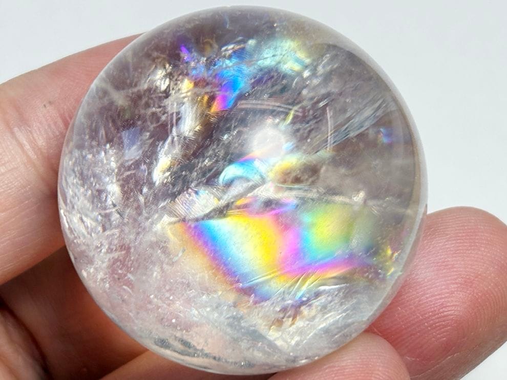 アイリスクォーツ (レインボークォーツ) 32mm 丸玉 / Iris Quartz
