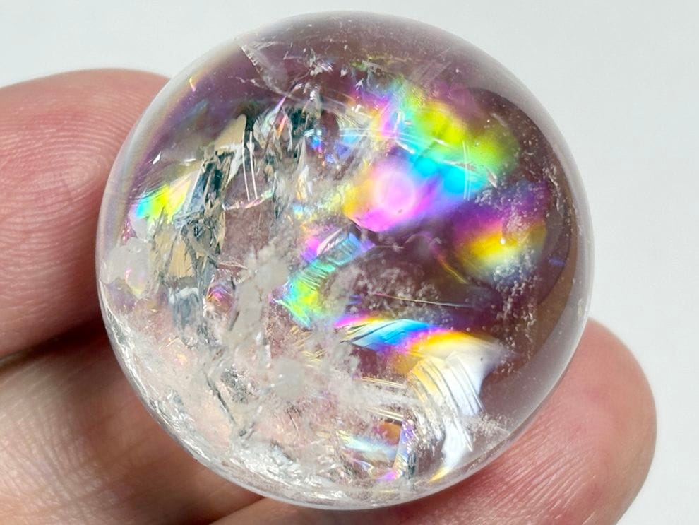 レインボー水晶
