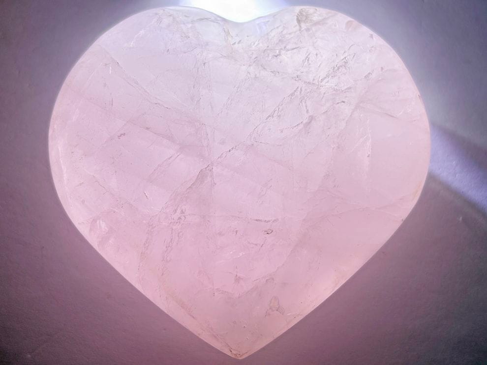 ローズクォーツ ハート型 / Rose Quartz