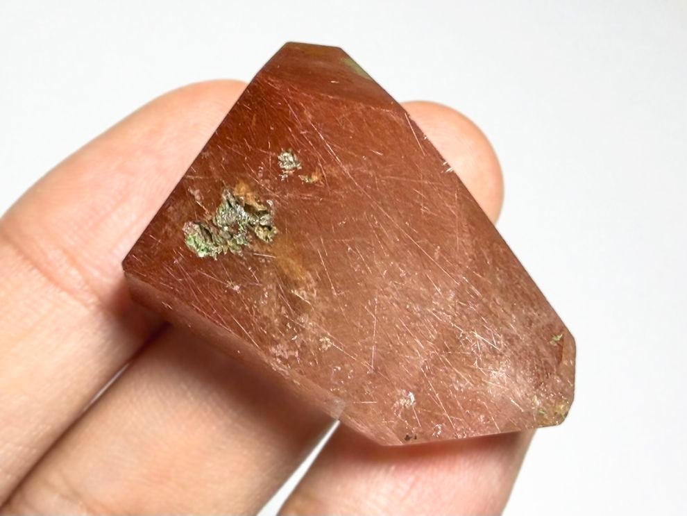 ヒマラヤルチルクォーツ  ラフカットポリッシュ  / Himalayan Rutilated Quartz
