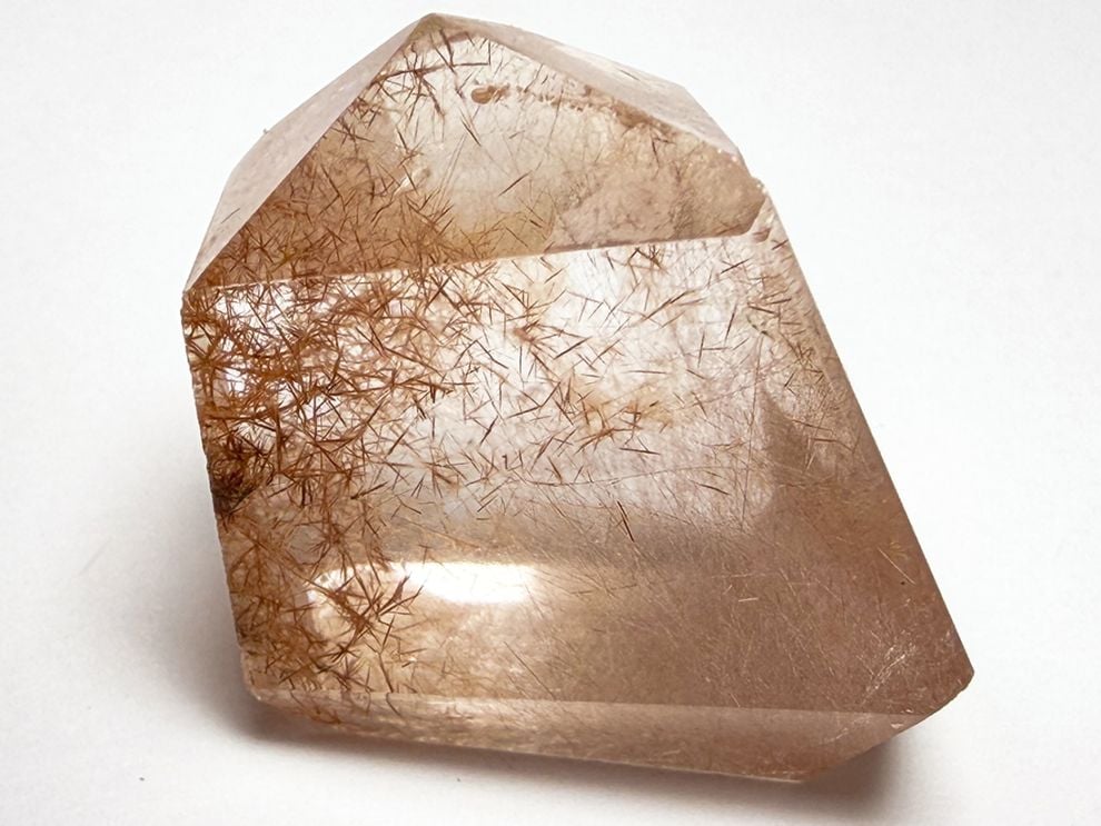 ヒマラヤルチルクォーツ  ラフカットポリッシュ  / Himalayan Rutilated Quartz