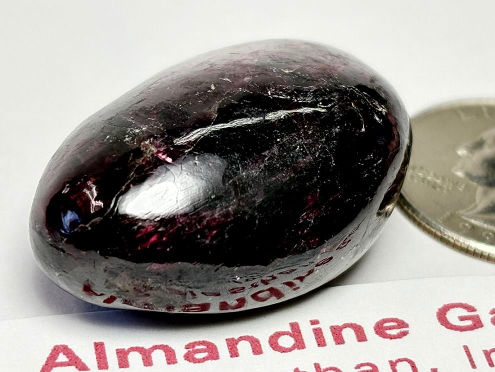 インド産 アルマンディンガーネット タンブル/ Almandine Garnet
