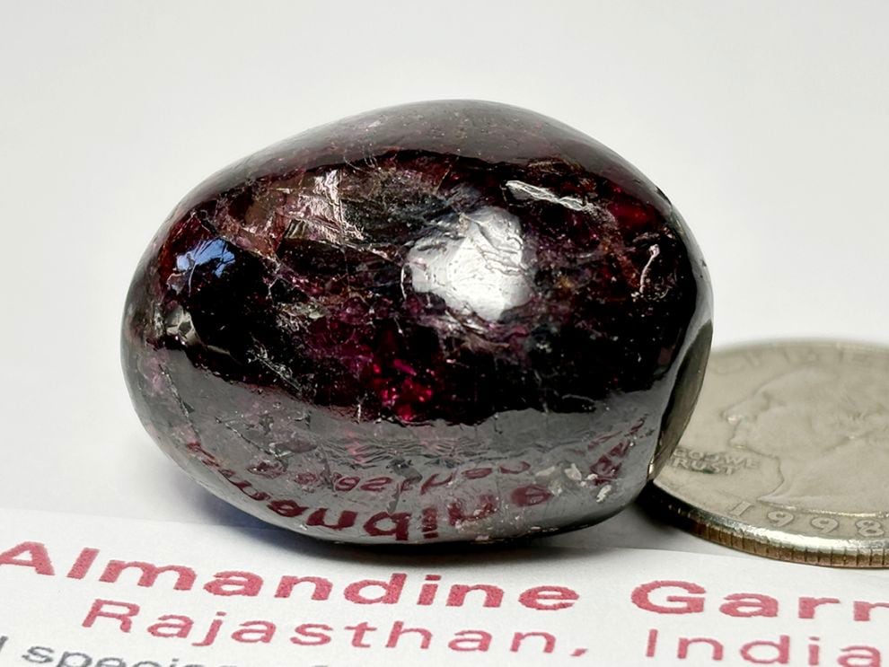 インド産 アルマンディンガーネット タンブル/ Almandine Garnet