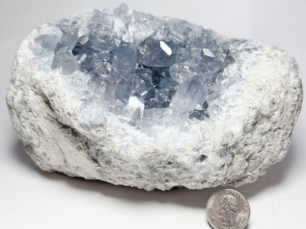 【高品質】 マダガスカル産 セレスタイト  ( 天青石 )/ Celestite
