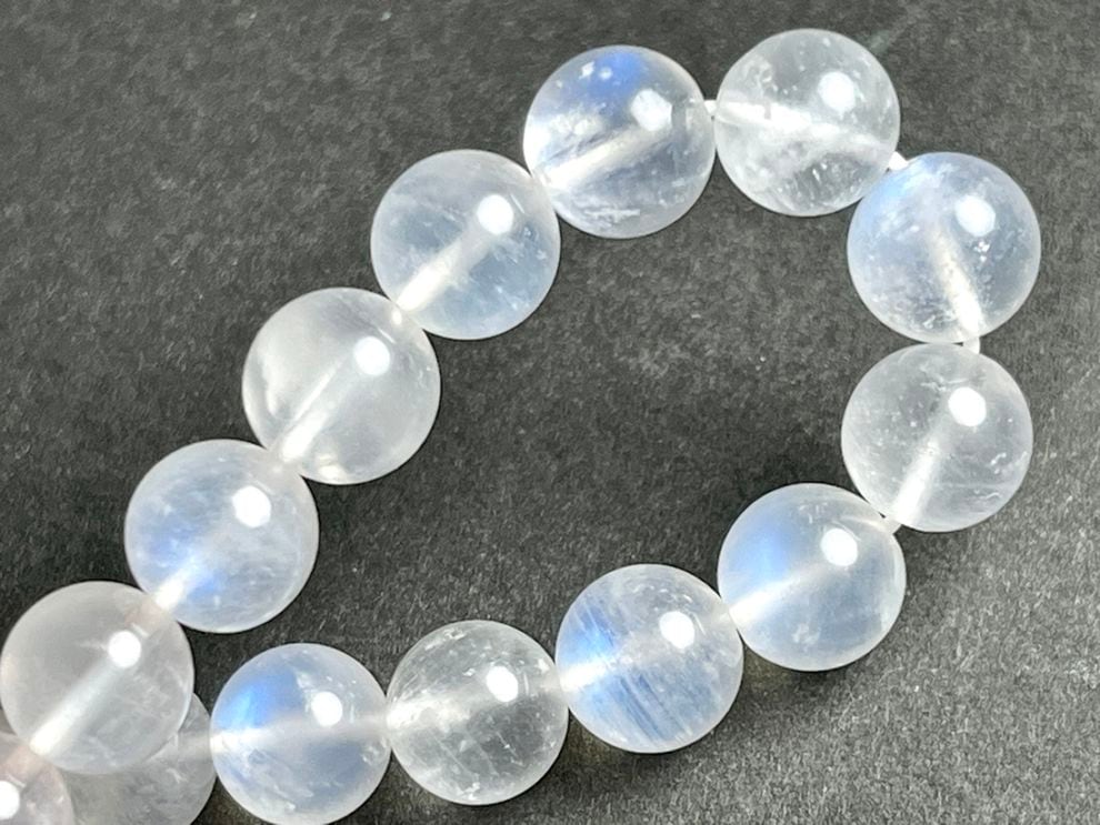 【高品質】ブルームーンストーン 9mmブレスレット/Blue Moonstone