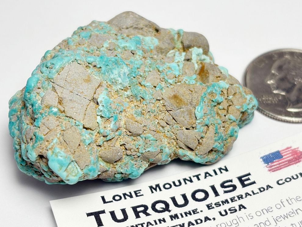 ネバダ州ローンマウンテン鉱山産ターコイズ / Turquoise