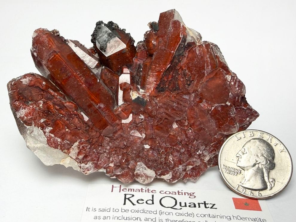 モロッコ産 レッドクォーツ / Red Quartz