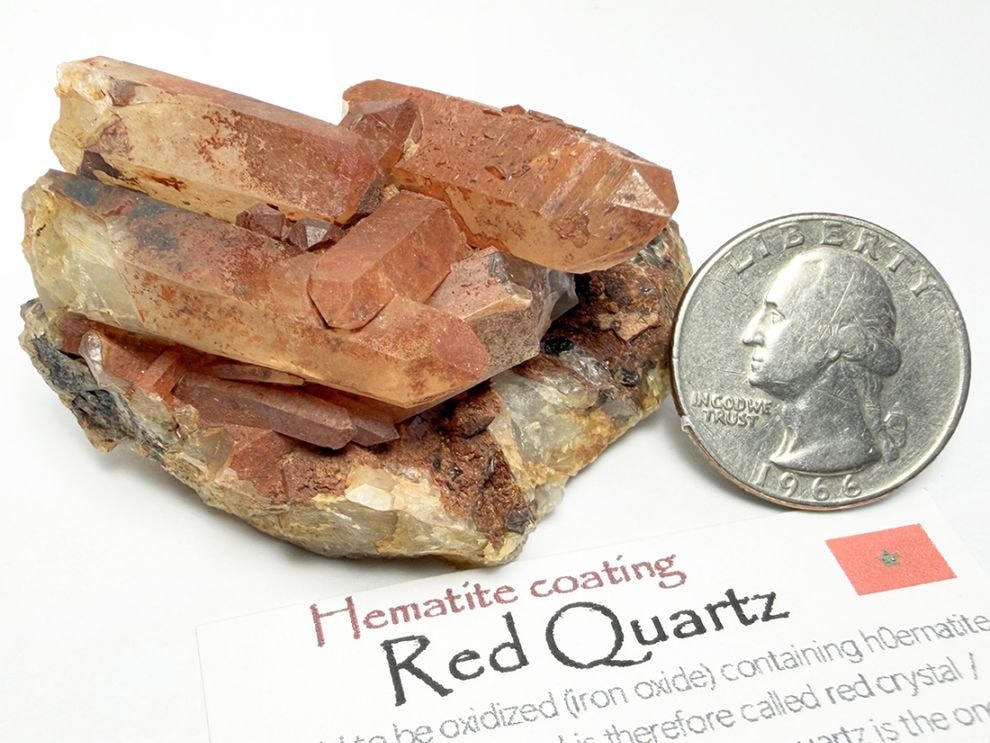 モロッコ産 レッドクォーツ / Red Quartz