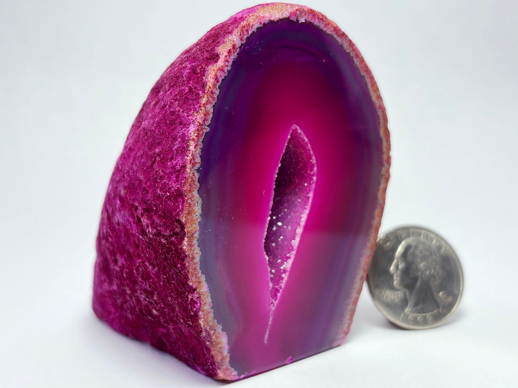 特価】ブラジル産 カラーアゲートジオード/Agate Geode