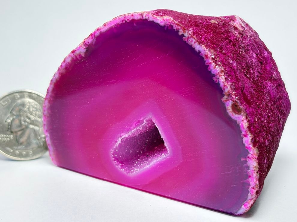 特価】ブラジル産 カラーアゲートジオード/Agate Geode