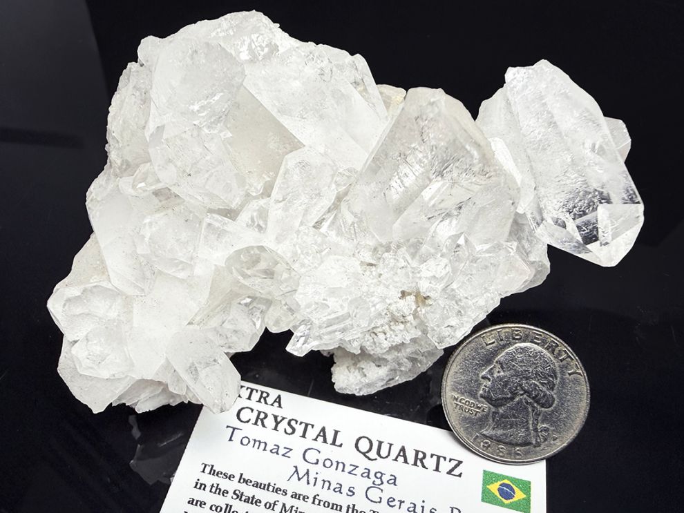 ブラジル・トマスゴンサガ鉱山産  水晶クラスター / Quartz Crystal Cluster
