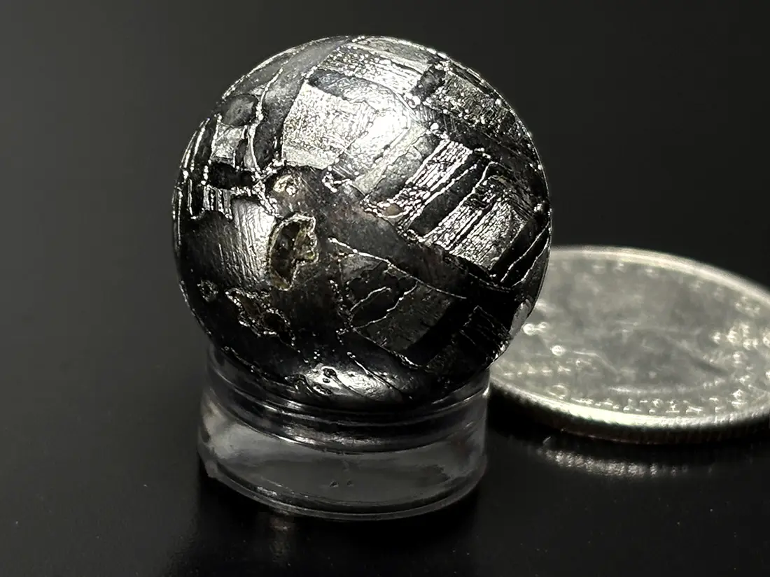 ロシア産 セイムチャン隕石 20mm 丸玉 / Seymchan meteorite Sphere