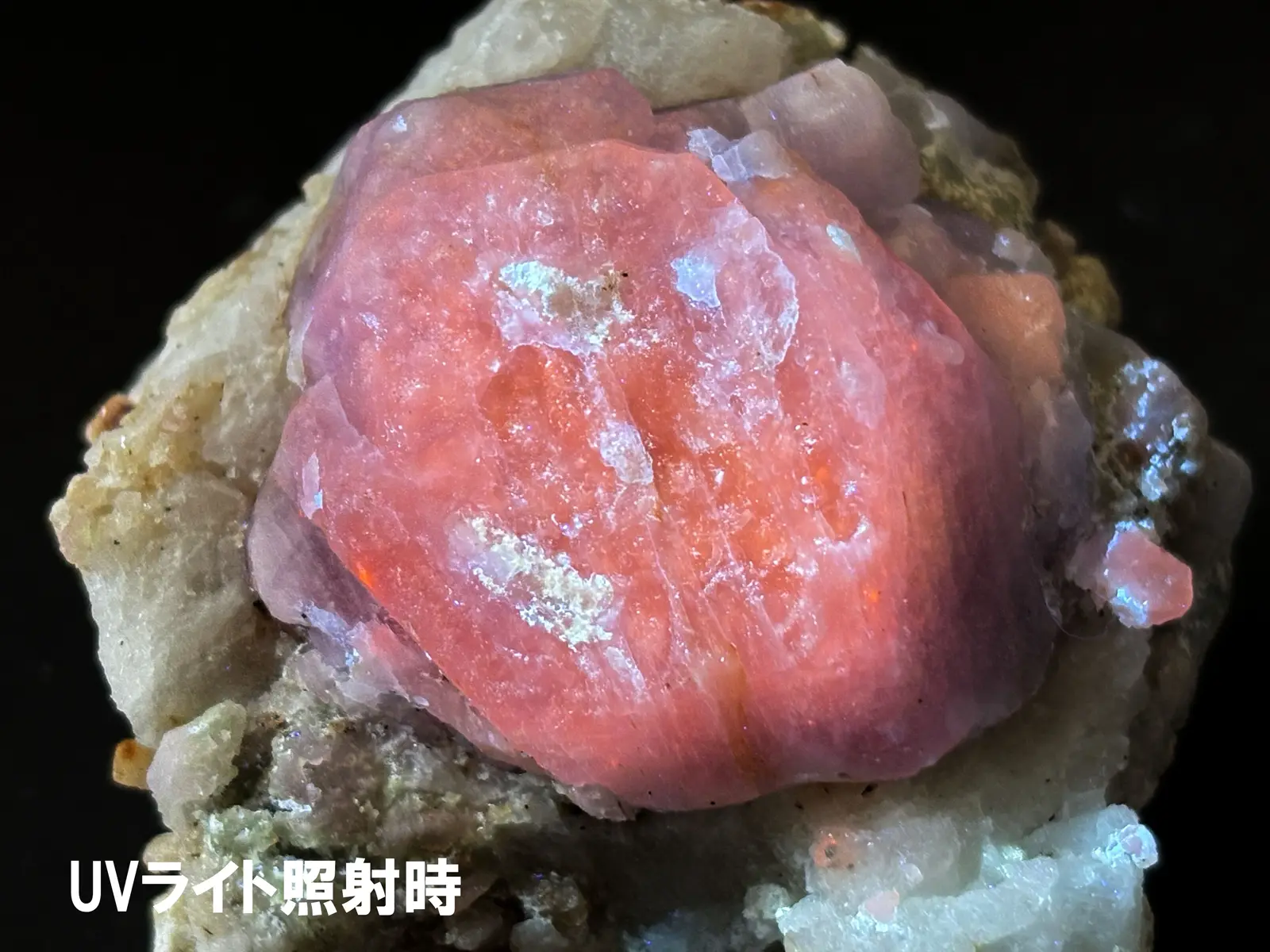 (蛍光) アフガニスタン産 ハックマナイト 結晶 / Hackmanite 