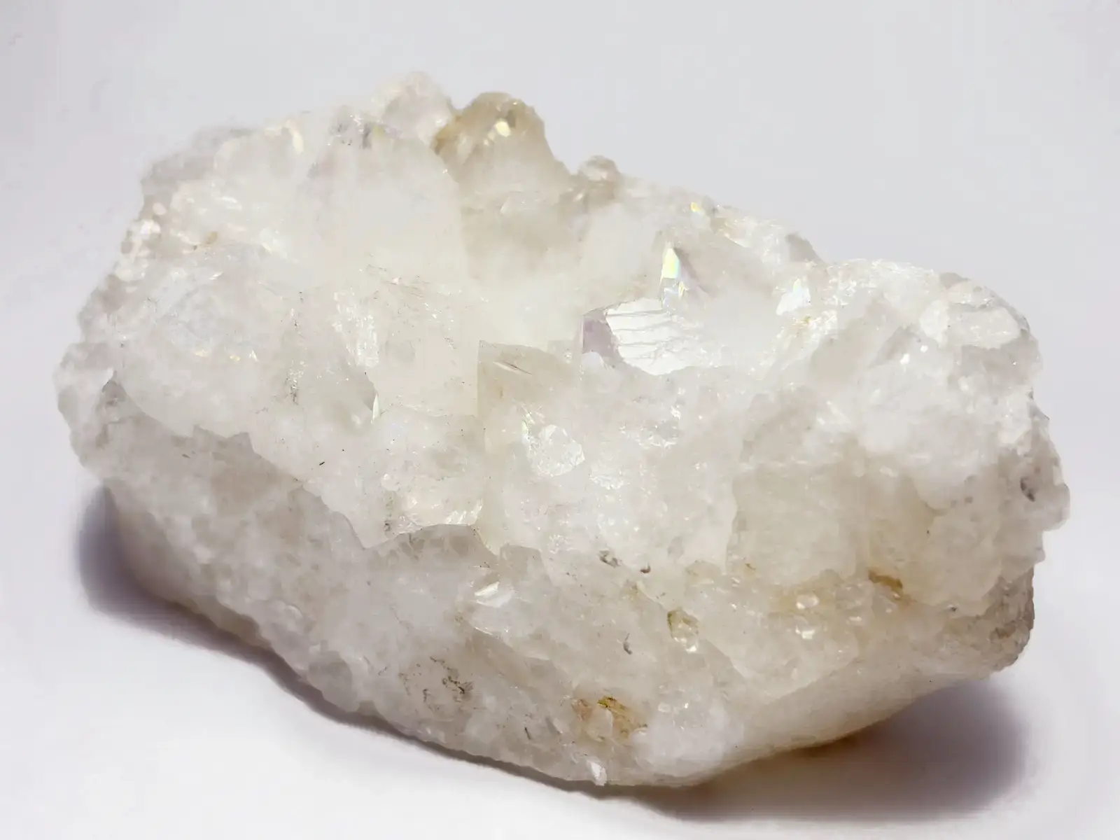インド産 天然レインボークォーツ(アナンダライト)  クラスター / Anandalite (Rainbow Iridescent Quartz)